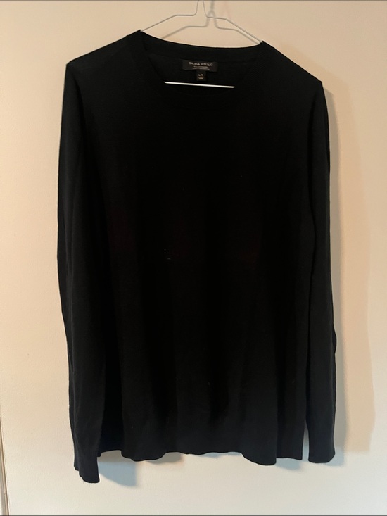 Banana Republic Tops - Banana Republic Black Long-Sleeve Crewneck Sweater